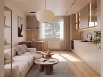 Prodej bytu 1+kk, Praha - Satalice, Za Novákovou zahradou, 32 m2