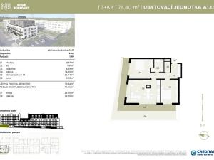 Prodej bytu 3+kk, Kladno, Bohumila Landy, 70 m2