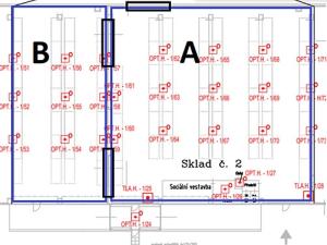 Pronájem skladu, Hradec Králové, Na Brně, 900 m2