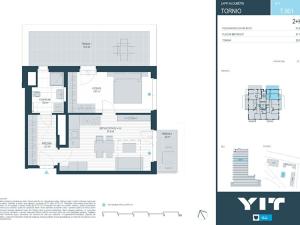 Prodej bytu 2+kk, Praha - Hloubětín, Laponská, 52 m2