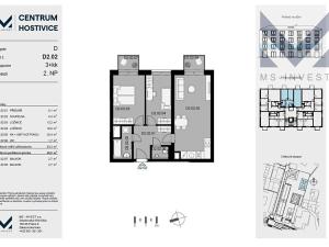 Prodej bytu 3+kk, Hostivice, Čsl. armády, 69 m2