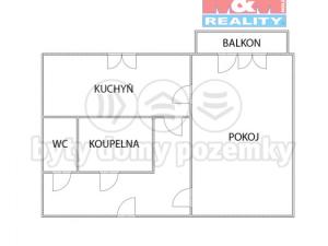 Prodej bytu 1+1, Vysoké Mýto - Litomyšlské Předměstí, náměstí Naděje, 29 m2