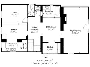 Prodej rodinného domu, Prosetín, 244 m2