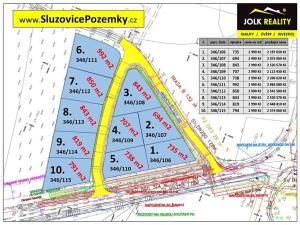 Prodej pozemku pro bydlení, Služovice, 735 m2