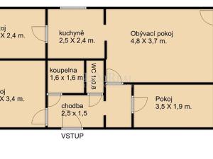 Prodej bytu 4+1, Praha - Krč, Horáčkova, 66 m2