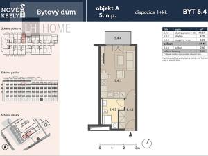 Prodej bytu 1+kk, Praha - Kbely, 27 m2