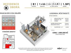 Prodej bytu 1+kk, Příbram, Špitálská, 24 m2