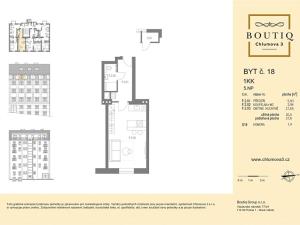 Prodej bytu 1+kk, Praha - Žižkov, Chlumova, 32 m2