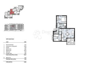 Prodej bytu 3+1, Seget Vranjica, Chorvatsko, 57 m2