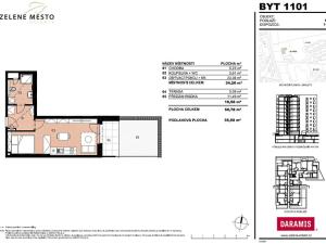 Prodej bytu 1+kk, Praha - Hrdlořezy, V Třešňovce, 36 m2