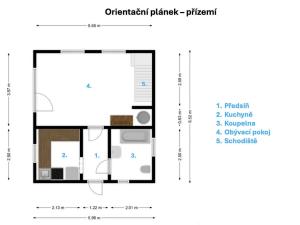 Prodej rodinného domu, Břehov, 90 m2