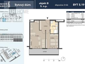 Prodej bytu 2+kk, Praha - Kbely, 44 m2