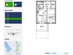 Prodej bytu 2+kk, Brno, Ondrova, 44 m2