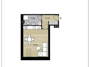 Prodej bytu 1+kk, Cerhenice, Nádražní, 35 m2