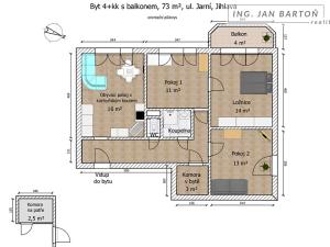 Prodej bytu 4+kk, Jihlava, Jarní, 73 m2