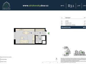 Prodej bytu 1+kk, Praha - Libeň, Střížkovská, 32 m2