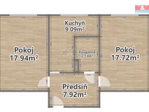 Prodej bytu 2+1, Klatovy - Klatovy II, Plzeňská, 60 m2