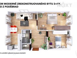 Pronájem bytu 3+kk, Šumperk, J. z Poděbrad, 65 m2