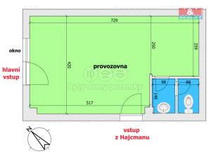 Pronájem obchodního prostoru, Ostrava - Dubina, Horní, 31 m2