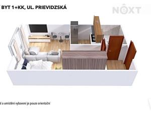 Prodej bytu 1+kk, Šumperk, Prievidzská, 35 m2