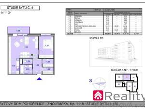 Prodej bytu 2+kk, Pohořelice, Znojemská, 66 m2