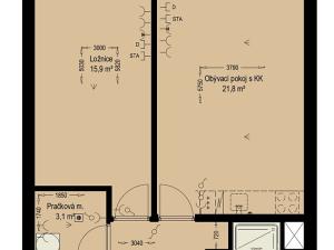 Prodej bytu 2+kk, Trutnov, Chodská, 61 m2