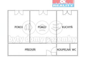 Pronájem bytu 2+1, Ostrava - Bělský Les, Zdeňka Chalabaly, 45 m2