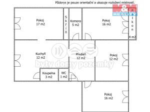 Prodej bytu 4+1, Hustopeče, Nádraží Šakvice, 94 m2