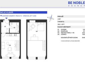 Prodej bytu 2+kk, Praha - Vršovice, Kubánské náměstí, 55 m2