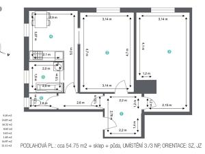 Prodej bytu 2+1, Trutnov, Lípové náměstí, 90 m2