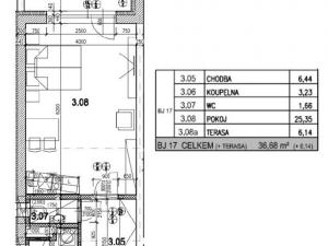 Prodej bytu 1+kk, Třeboň, Jiřího Havlise, 37 m2