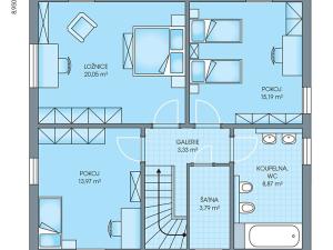 Prodej rodinného domu, Nehvizdy, 132 m2