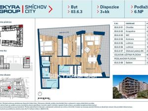 Prodej bytu 3+kk, Praha - Smíchov, Šiklové, 68 m2