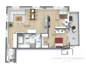 Prodej bytu 3+kk, Praha - Vysočany, Spojovací, 93 m2