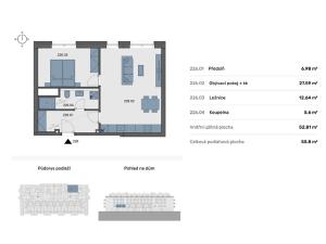 Prodej bytu 2+kk, Praha - Hostavice, Pasecká, 53 m2