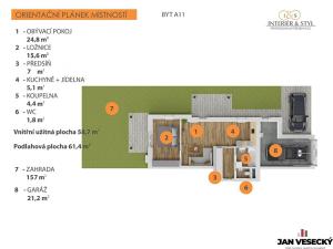 Pronájem bytu 2+kk, Praha - Třeboradice, U Slaviborského dvora, 61 m2