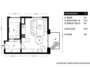 Prodej bytu 1+kk, Heřmanova Huť, 35 m2