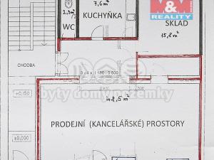 Pronájem obchodního prostoru, Žamberk, Nádražní, 74 m2