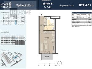 Prodej bytu 1+kk, Praha - Kbely, Mladoboleslavská, 27 m2