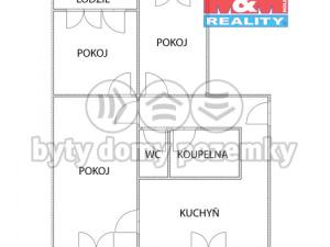 Prodej bytu 3+1, Ostrava - Bělský Les, Zdeňka Vavříka, 71 m2