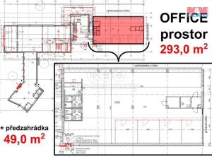 Pronájem kanceláře, Praha - Holešovice, Partyzánská, 293 m2