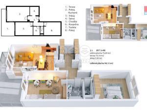 Prodej bytu 3+kk, Mladá Boleslav - Mladá Boleslav II, Husova, 75 m2