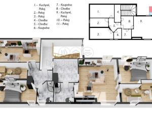 Prodej bytu 4+1, Trutnov - Poříčí, Sokolská, 155 m2