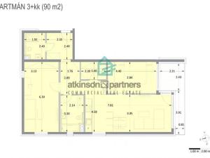 Pronájem bytu 3+kk, České Budějovice - České Budějovice 2, Na Zlaté stoce, 90 m2