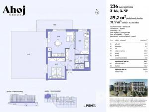 Prodej bytu 3+kk, Praha - Modřany, Československého exilu, 60 m2