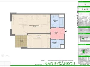 Pronájem bytu 2+kk, Praha - Krč, Nad Ryšánkou, 75 m2