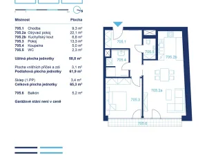 Prodej bytu 2+kk, Brno, Lidická, 61 m2