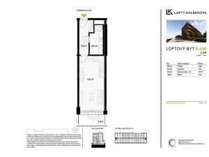 Prodej bytu 1+kk, Praha - Vysočany, Kolbenova, 33 m2