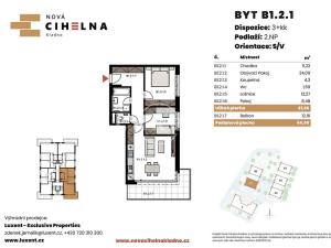 Prodej bytu 3+kk, Kladno, 62 m2