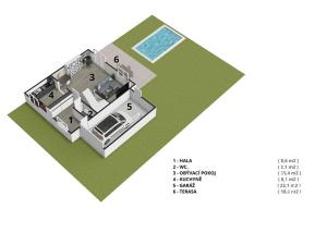 Prodej rodinného domu, Tři Dvory, 171 m2